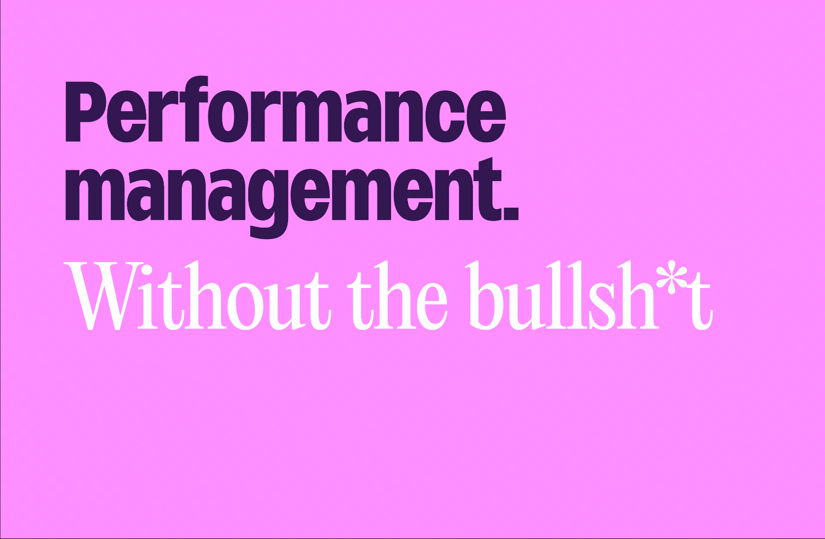 Animated Treams performance management brand messaging